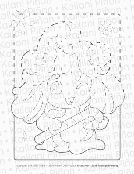 coloring page image: foliage